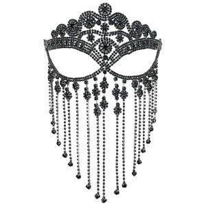 NWT Sparkling Swarovski Bling Crystal Rhinestone Mask Halloween Costume …